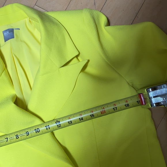 ASOS bright yellow double breasted Mansy jacket - Picture 11 of 12
